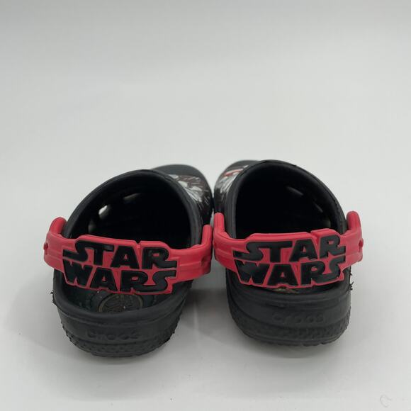 CROCS Star Wars Darth Vader Classic Clogs Toddler Size 6 - Picture 3 of 4